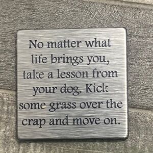 Motivational Silver Wall Art